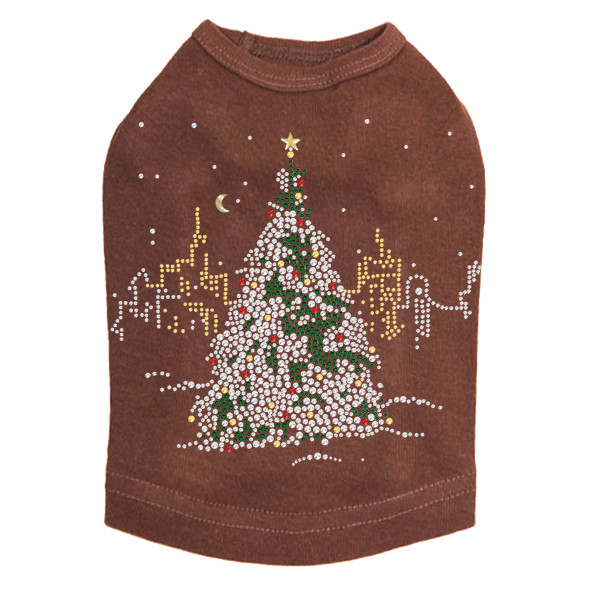 Christmas Tree in the City - Brown Dog Tank