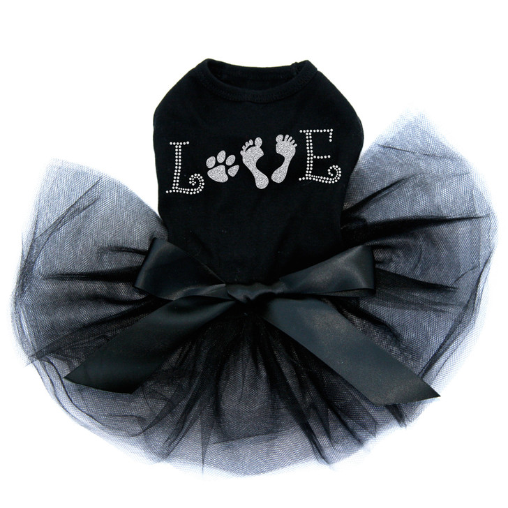 Love with Paw & Feet - Custom Tutu