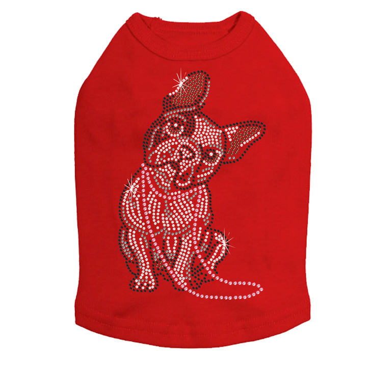 French Bull Dog with Necklace - Dog Tank