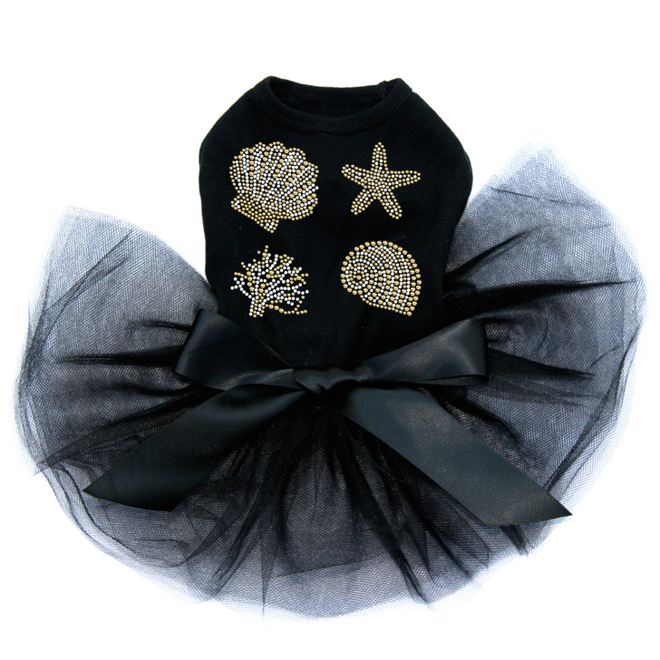 Gold & White Sea Shells - Custom Tutu