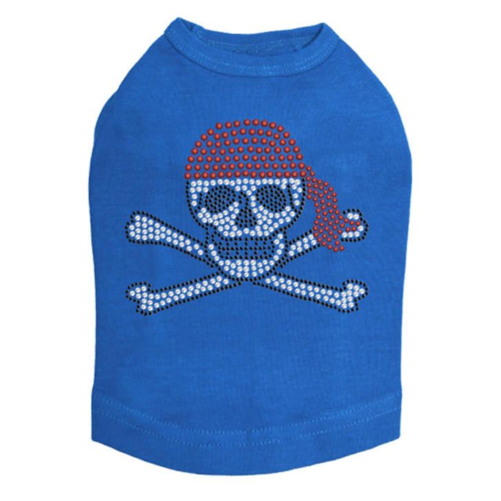 Skull with Red Bandanna- Dog Tank