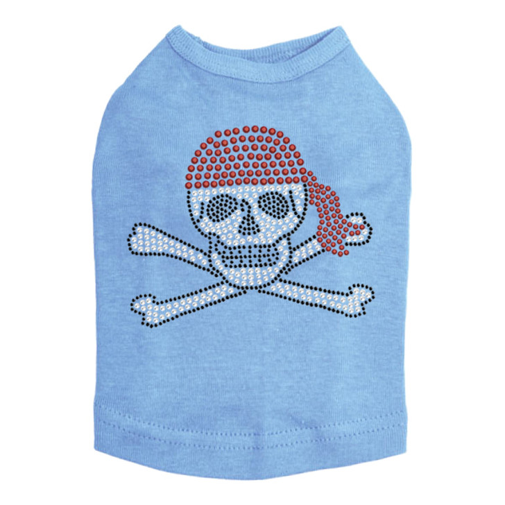 Skull with Red Bandanna- Dog Tank