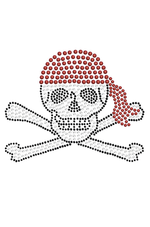 Skull with Red Bandanna - Bandanna