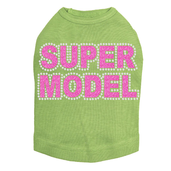 Super Model  (Pink)- Dog Tank