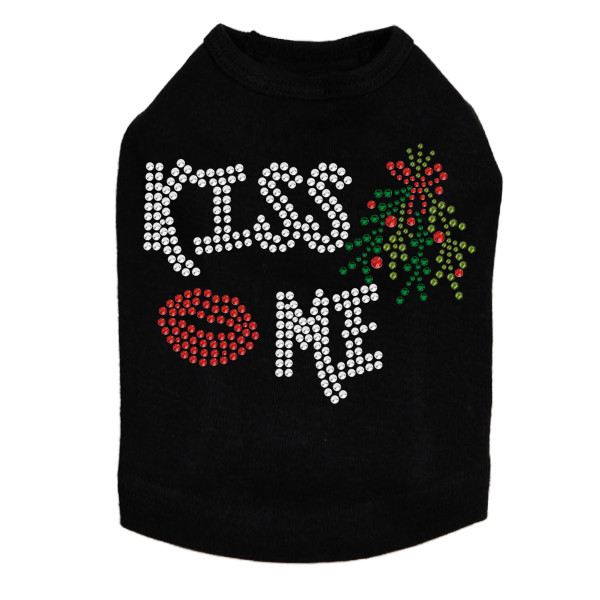 Kiss Me under the Mistletoe - Black Dog Tank
