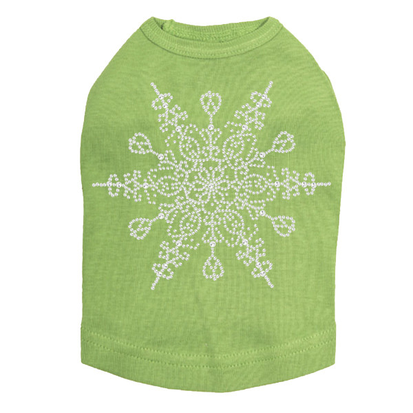 Extra Large Snowflake - Dog Tank
