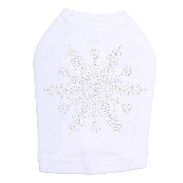 Extra Large Snowflake - Dog Tank