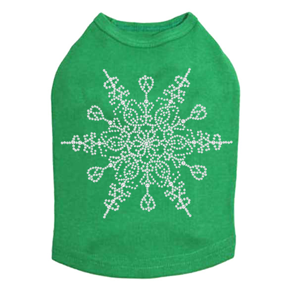 Extra Large Snowflake - Dog Tank