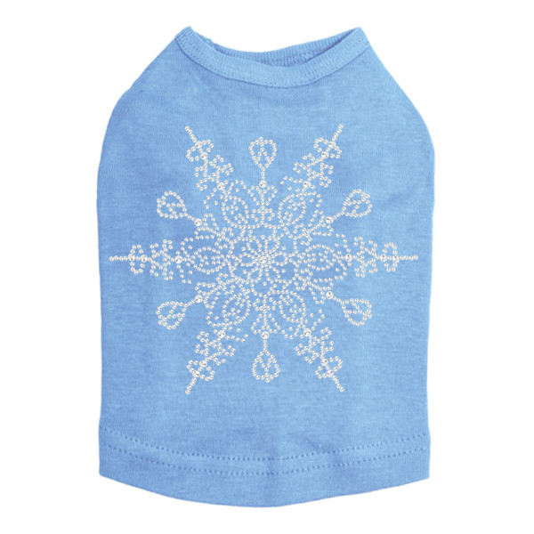 Extra Large Snowflake - Blue Dog Tank