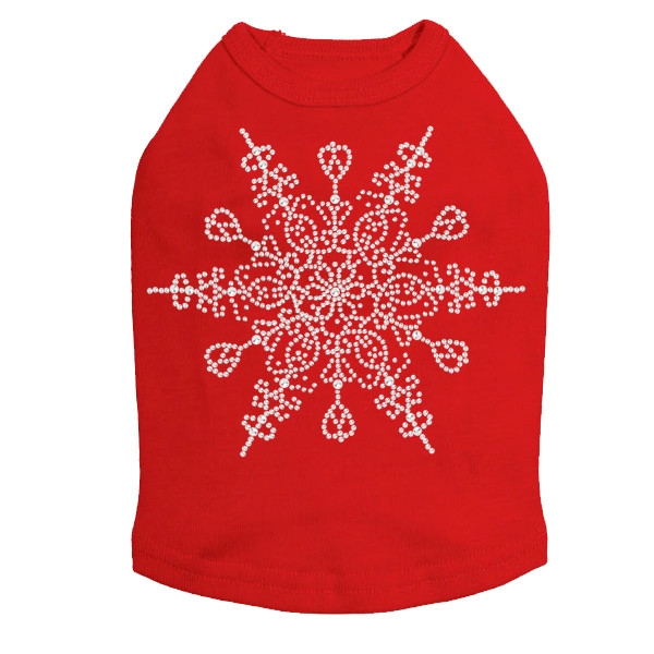 Extra Large Snowflake - Red Dog Tank