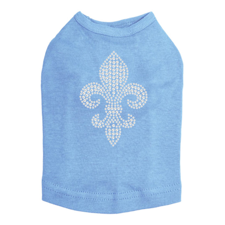 Fleur de Lis (Rhinestone) Dog Tank