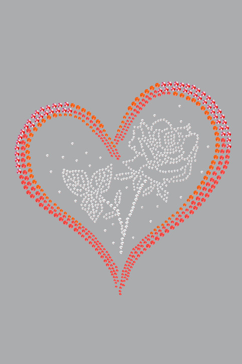 Heart with Rose - Women's Tee