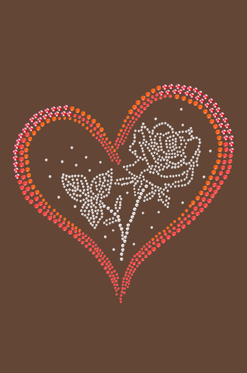 Heart with Rose - Women's Tee