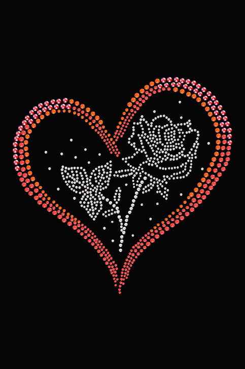 Heart with Rose - Women's Tee