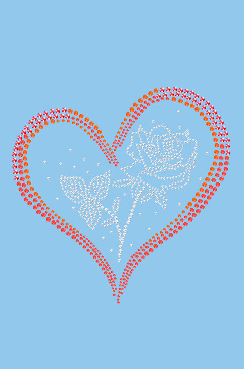 Heart with Rose - Women's Tee