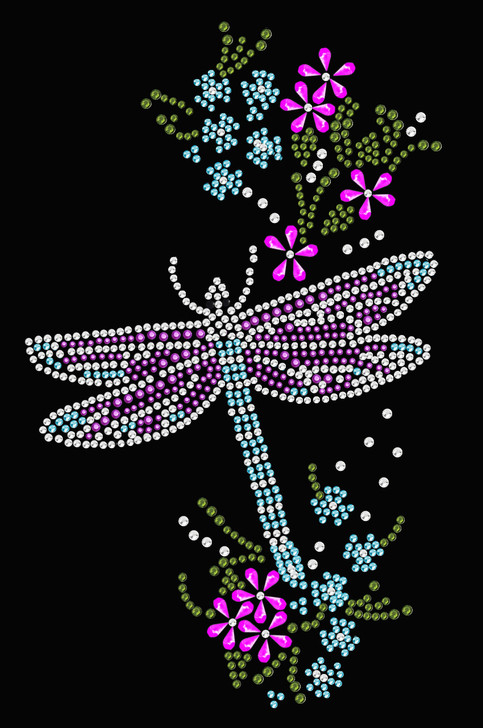 Dragonfly with Flowers - Custom Tutu