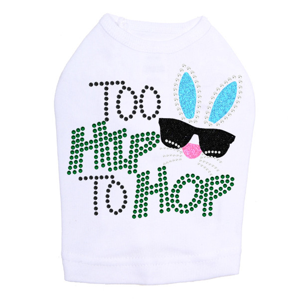 Too Hip to Hop Rhinestone Dog Tank