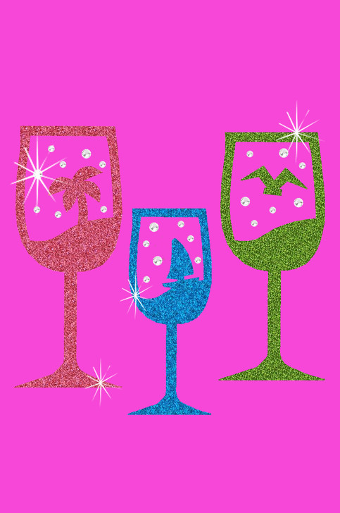 Tropical Glitter Cocktails - Women's Tee