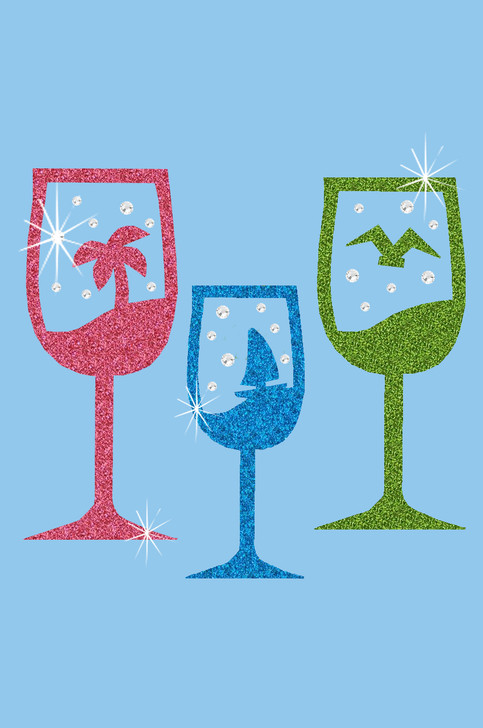 Tropical Glitter Cocktails - Women's Tee