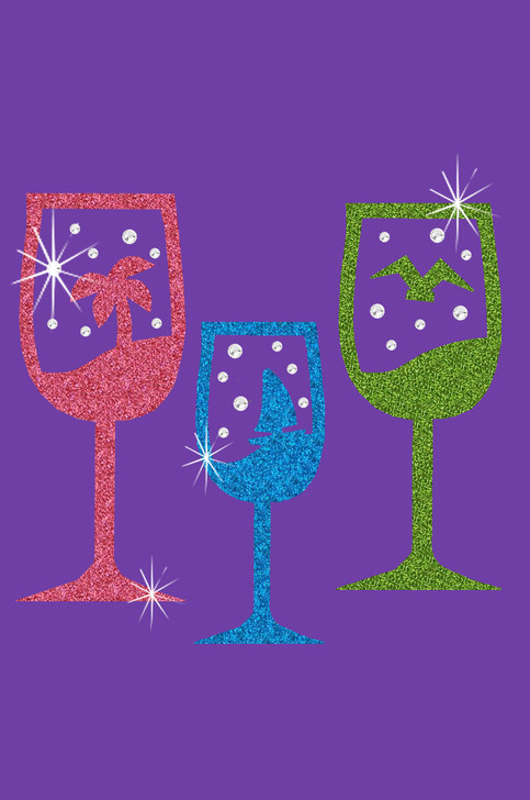 Tropical Glitter Cocktails - Women's Tee