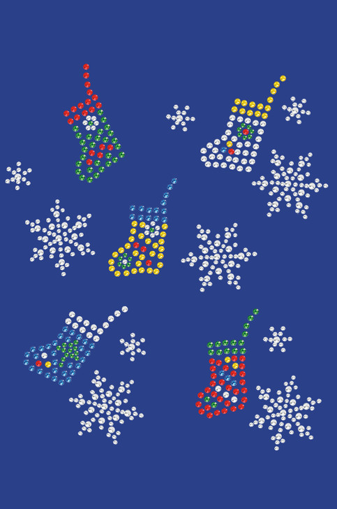 Stockings & Snowflakes - Bandana