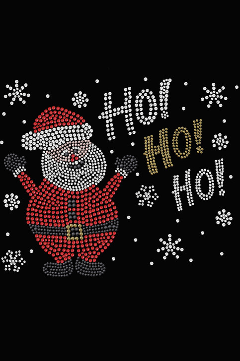 Ho Ho Santa with Snowflakes - Bandana