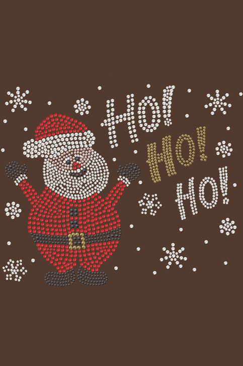 Ho Ho Santa with Snowflakes - Bandana