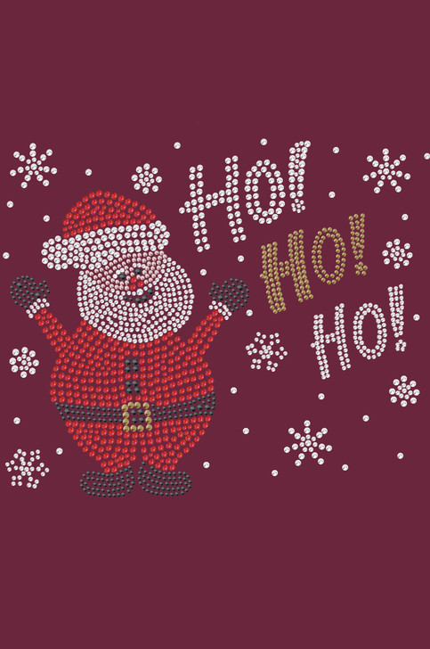 Ho Ho Santa with Snowflakes - Bandana