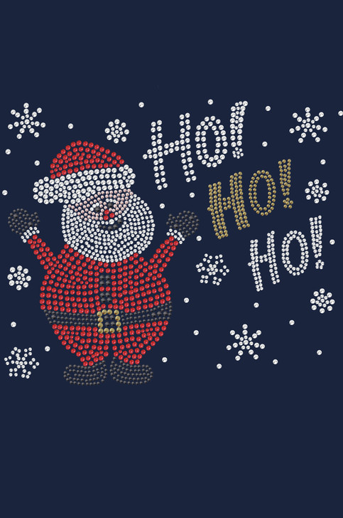 Ho Ho Santa with Snowflakes - Bandana