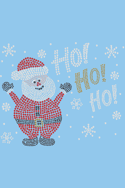 Ho Ho Santa with Snowflakes - Bandana