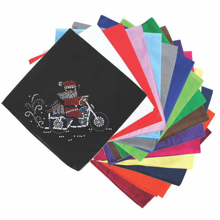 Santa on Motorcycle - Bandana