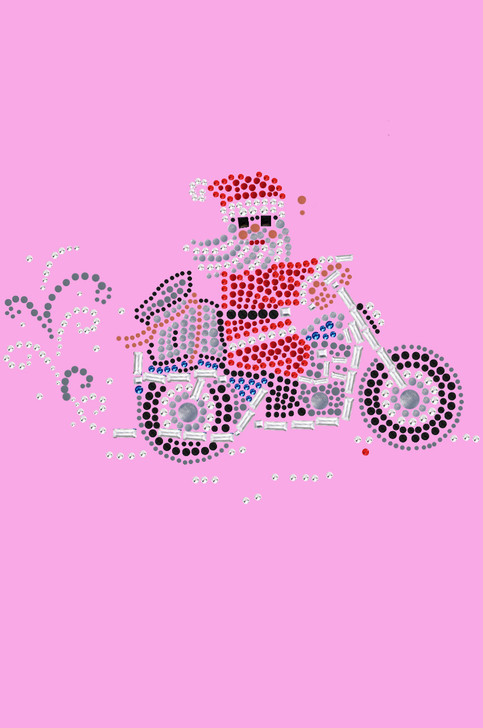 Santa on Motorcycle - Bandana