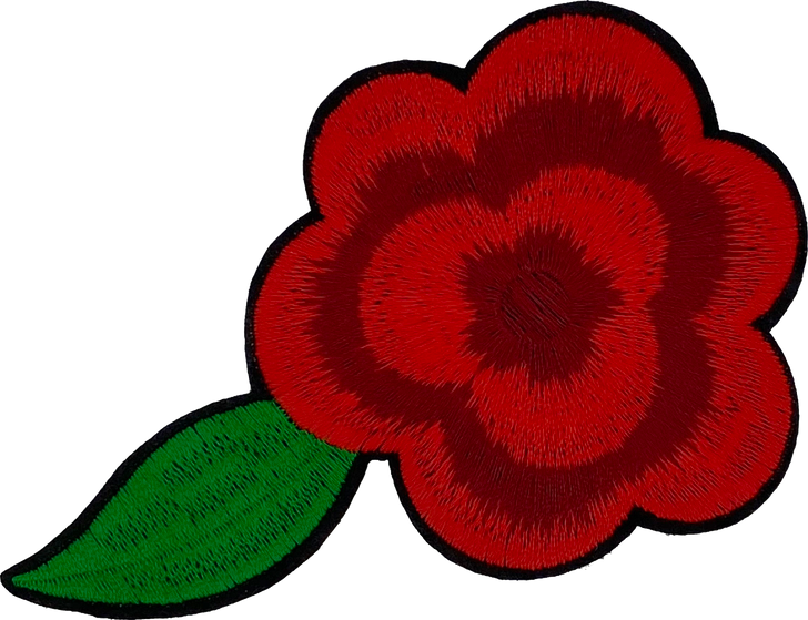 Large Red Flower - Patch