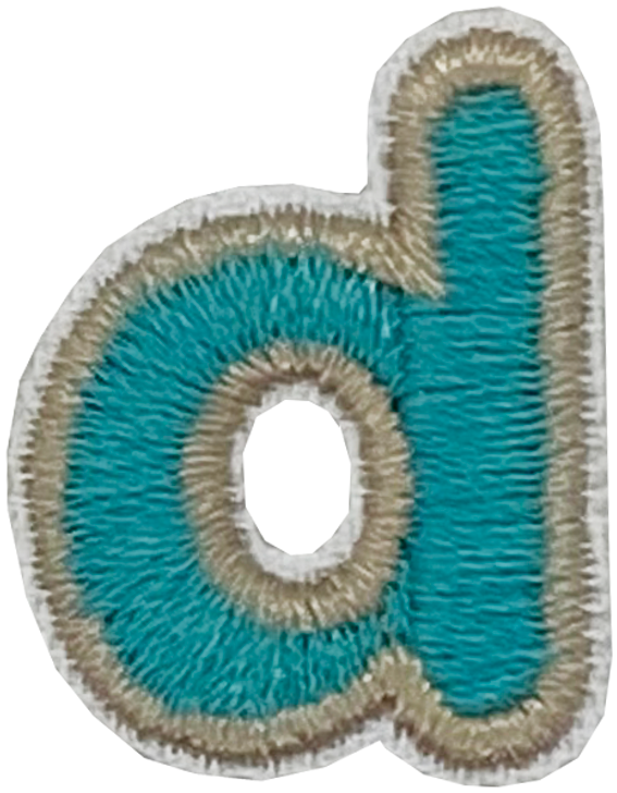 Multicolor D - Patch