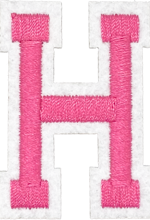 Pink H - Patch
