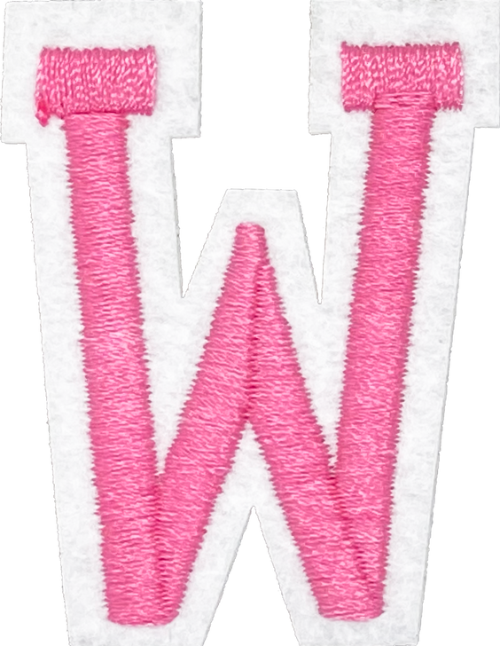 Pink W - Patch