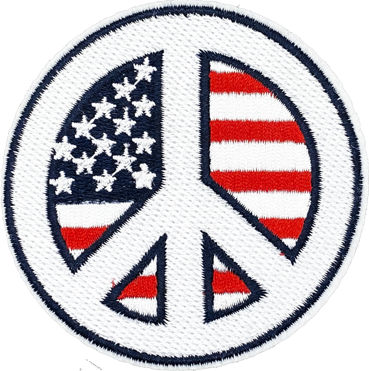 Patriotic Peace Sign - Patch