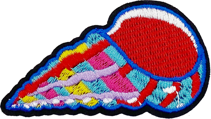 Seashell (Red & Blue) - Patch