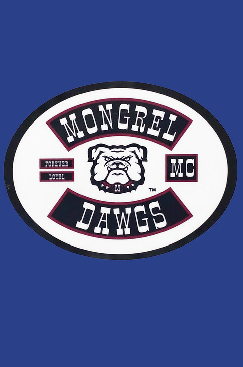  Mongrel Dawgs MC Logo Dog Sleeveless Tank