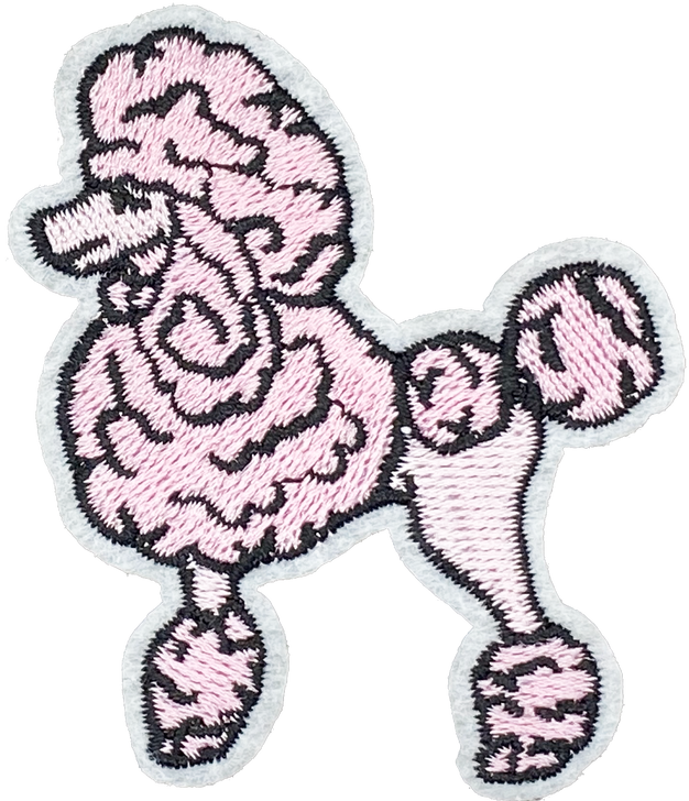 Pink Poodle #2 - Patch