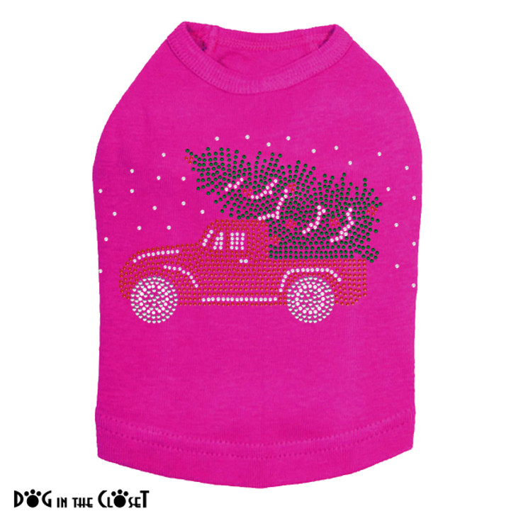 Christmas Truck (Small) Hot Pink Shirt
