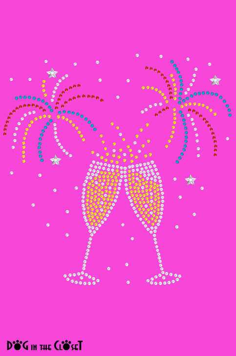 Happy New Year Drink & Fireworks - Women's Tee