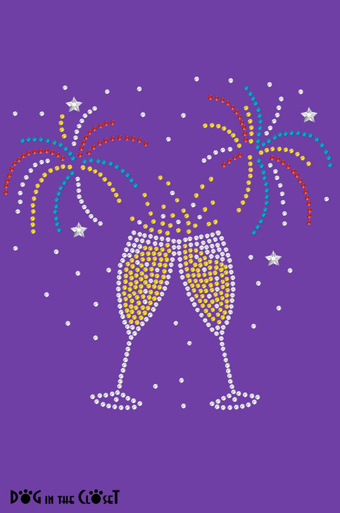 Happy New Year Drink & Fireworks - Women's Tee