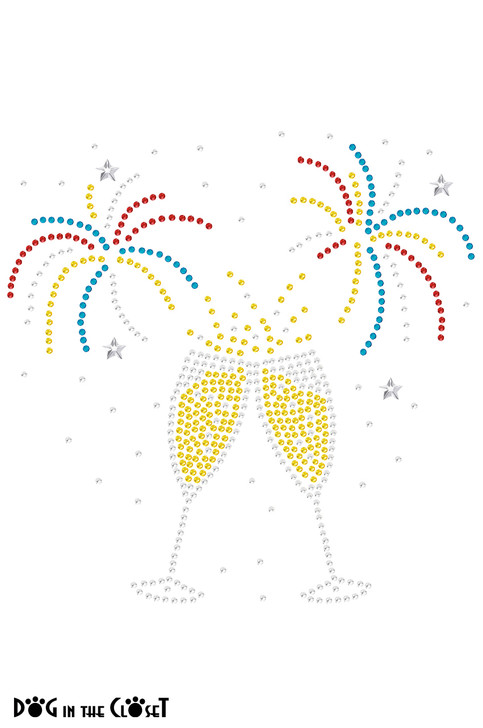 Happy New Year Drink & Fireworks - Women's Tee