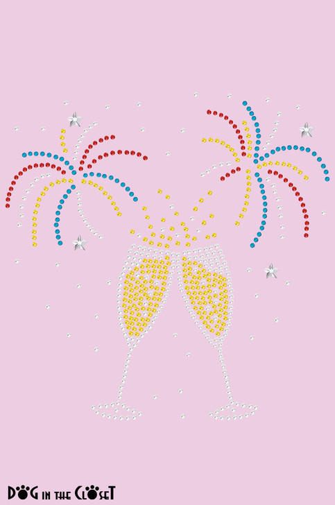 Happy New Year Drink & Fireworks - Women's Tee
