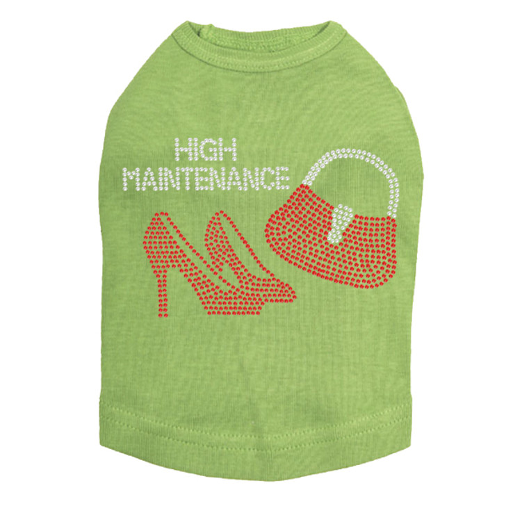 High Maintenance (Red Heels & Purse) Dog Tank