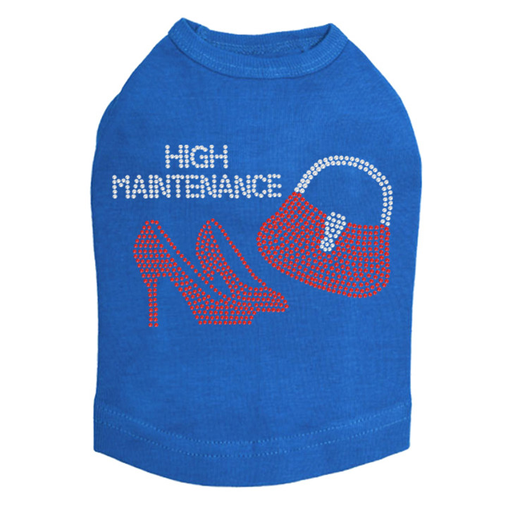 High Maintenance (Red Heels & Purse) Dog Tank