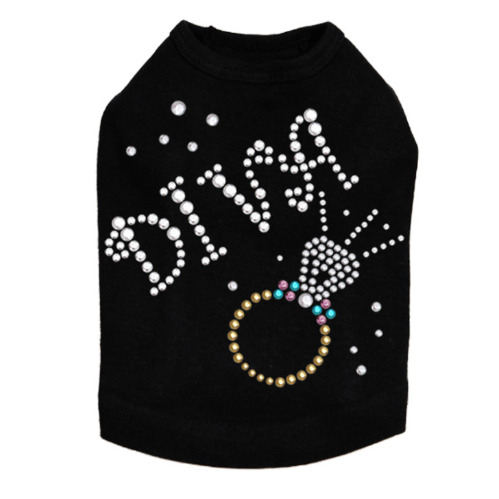 Diva with Ring Dog Tank