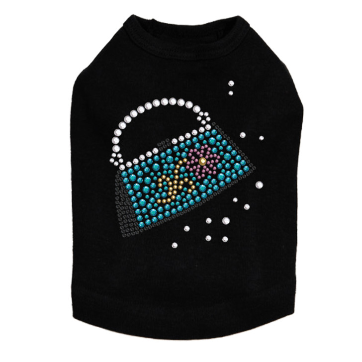 Handbag (Turquoise) Dog Tank