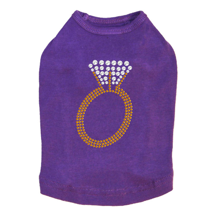 Daimond Ring Dog Tank